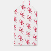 Hot chocolade label kerst calorieën cadeaulabel (Achterkant)