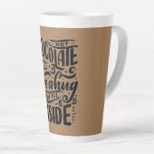 Hot-Chocolade Latte Mok (Rechterhoek)