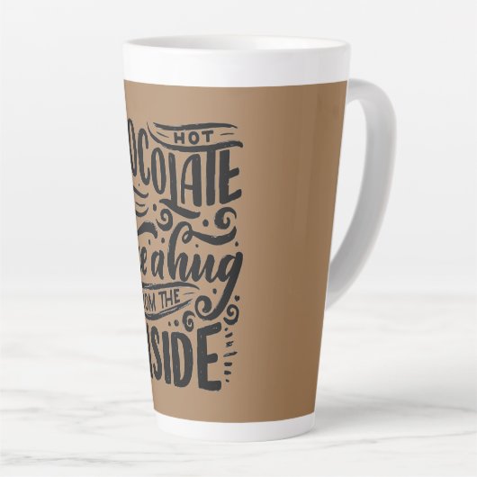 Hot-Chocolade Latte Mok (Rechterhoek)