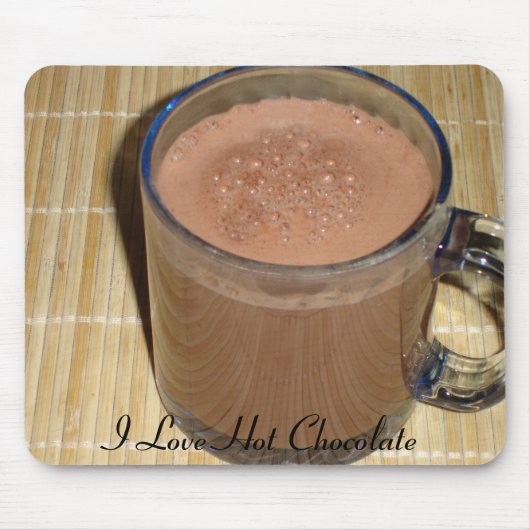 Hot Chocolade Mousepad Muismat (Voorkant)