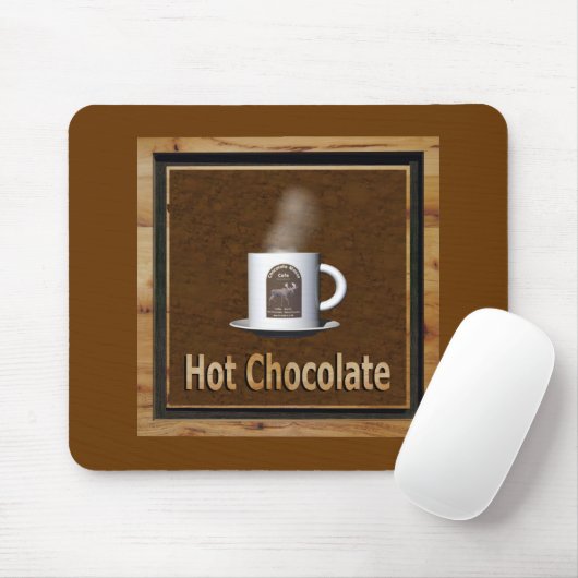 Hot-Chocolade Muismat (Met muis)