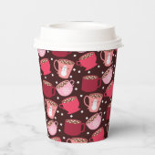 Hot-Chocolade-papierbekertjes Papieren Bekers (Achterkant)