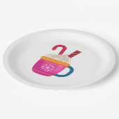 Hot-Chocolade Papieren Bordje (Gekanteld)