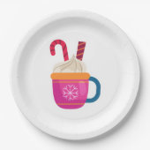 Hot-Chocolade Papieren Bordje (Voorkant)