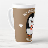 Hot Chocolade Penguin Drinker Latte Mok (Linkerhoek)