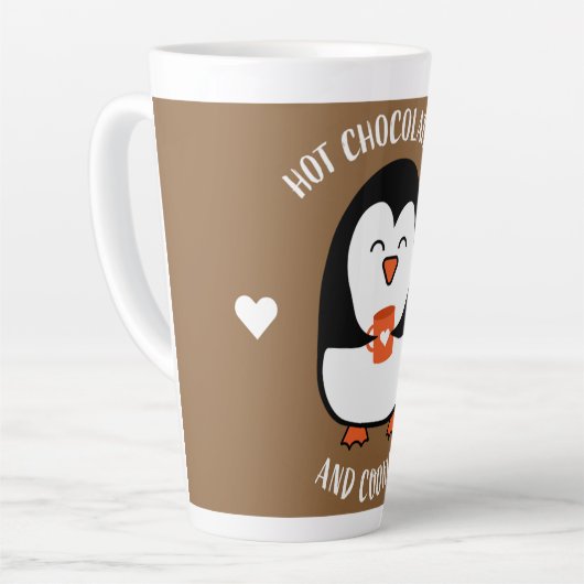 Hot Chocolade Penguin Drinker Latte Mok (Linkerhoek)