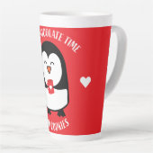 Hot Chocolade Penguin Drinker Latte Mok (Rechterhoek)