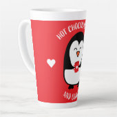 Hot Chocolade Penguin Drinker Latte Mok (Linkerhoek)