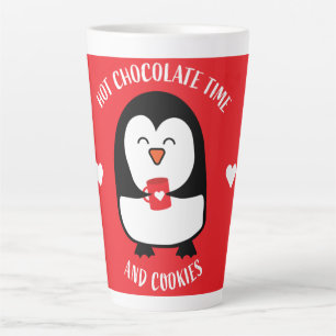 Hot Chocolade Penguin Drinker Latte Mok