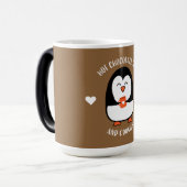 Hot Chocolade Penguin Drinker Magische Mok (Voorkant links)