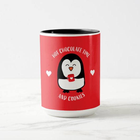 Hot Chocolade Penguin Drinker Mok (Midden)