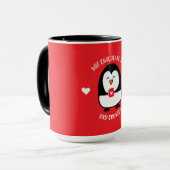 Hot Chocolade Penguin Drinker Mok (Voorkant links)