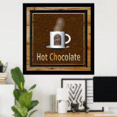 Hot-Chocolade Poster (Thuiskantoor)