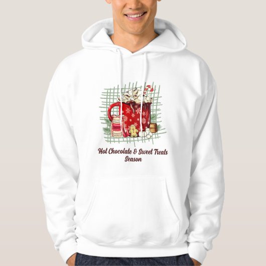 Hot-Chocolade-seizoen Hoodie (Voorkant)