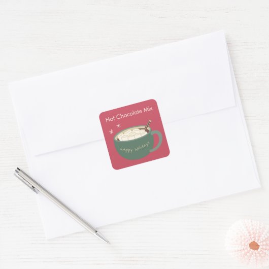Hot-Chocolade stickers (Envelop)