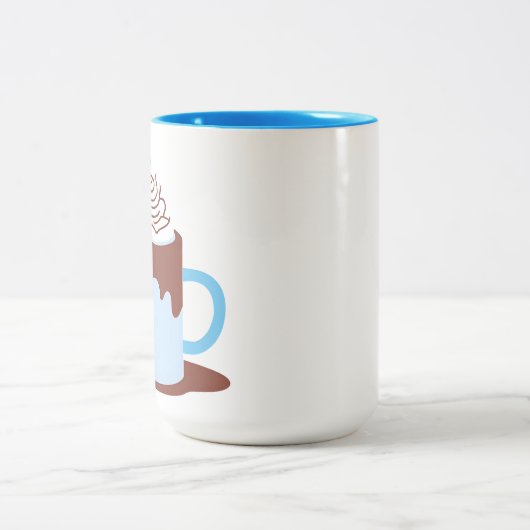 Hot-Chocolade Tweekleurige Koffiemok (Center)