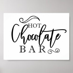 Hot-Chocoladebalk Poster