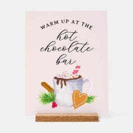 Hot Chocolate Bar Acryl Bord