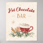 Hot Chocolate Bar-station — IY Idea-kerstfeest Poster (Voorkant)