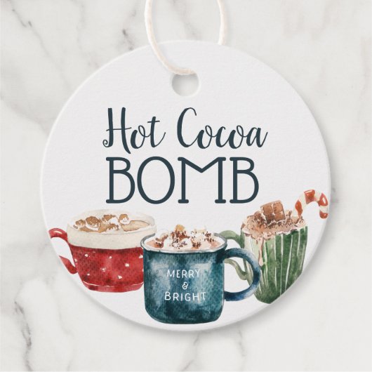 Hot Chocolate Bomb Gift Label (Voorkant)