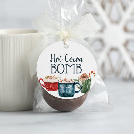 Hot Chocolate Bomb Gift Label