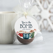 Hot Chocolate Bomb Gift Label