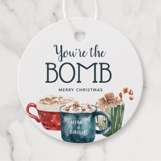 Hot Chocolate Bomb Gift Label (Voorkant)