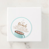 Hot Chocolate Bomb Labels Je bent de Bomb Coca (In situ)