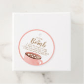 Hot Chocolate Bomb Labels Je bent de Bomb Coca (In situ)