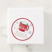 Hot Chocolate Bomb Labels Je bent de Bomb Coca (In situ)