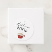 Hot-Chocolate Bomb Richtingen Label (In situ)