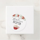 Hot-Chocolate Bomb Richtingen Label (In situ)