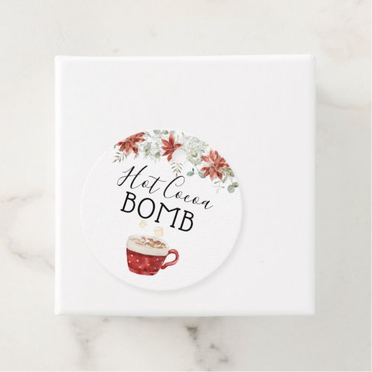 Hot-Chocolate Bomb Richtingen Label (In situ)