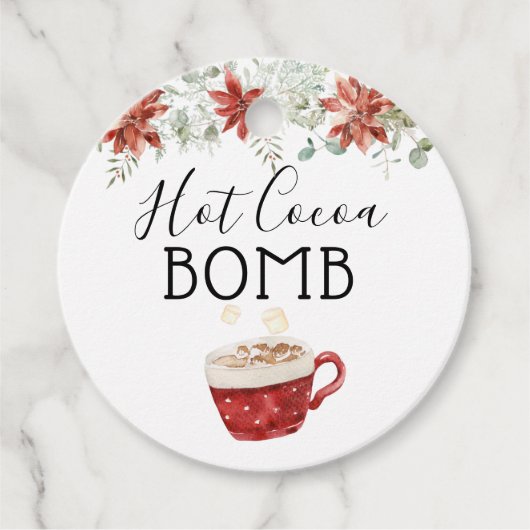 Hot-Chocolate Bomb Richtingen Label (Voorkant)