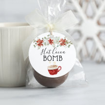 Hot-Chocolate Bomb Richtingen Label