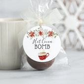 Hot-Chocolate Bomb Richtingen Label
