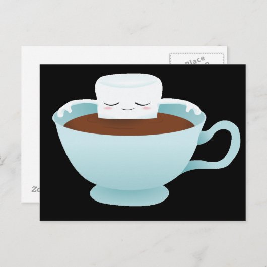 Hot Chocolate Briefkaart (Voorkant / Achterkant)