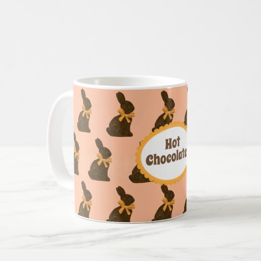 Hot Chocolate Bunny Rabbit Mok (Voorkant links)