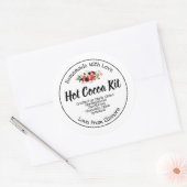 Hot Chocolate Cacao Kit Jar Label (Envelop)
