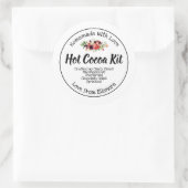 Hot Chocolate Cacao Kit Jar Label (Tas)