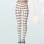 Hot Chocolate Cacao Vakantie Kerst Drinken Leggings<br><div class="desc">Leggings zijn voorzien van een originele kerstthema markeerillustratie van een heerlijke mok warme chocolademelk. Ideaal voor een lelijk kerstsweaterfeest (bijpassend sweatshirt beschikbaar!) of voor elke feestdag. Dit ontwerp is ook beschikbaar op andere producten. Zie je niet wat je zoekt? Hulp nodig bij maatwerk? Neem contact op met Rebecca om iets...</div>
