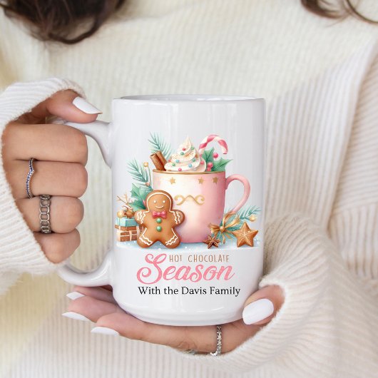 Hot Chocolate Christmas Season Coffee Mug Koffiemok