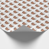 Hot Chocolate Cocoa Winter Kerstfeestdag Drink Cadeaupapier (Hoek)