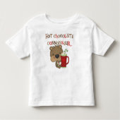 Hot Chocolate Connoisseur Boy Beer Kinder Shirts (Voorkant)