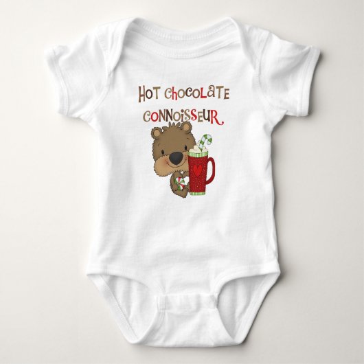 Hot Chocolate Connoisseur Boy Beer Romper (Voorkant)