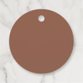 Hot Chocolate & Cookies Winter Baby shower Bedankjes Labels (Achterkant)