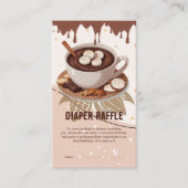 Hot Chocolate & Cookies Winter Baby shower Informatiekaartje (Voorkant)