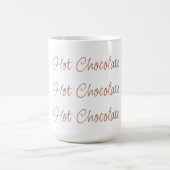 Hot Chocolate Eenvoudige Stijlvolle Script Typogra Koffiemok (Center)