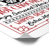 Hot Chocolate Feeststation Poster (Hoek)