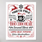 Hot Chocolate Feeststation Poster (Voorkant)